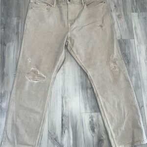 Old Navy Distress Beige Pants